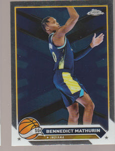 2023-24 Topps Chrome Basketball Bennedict Mathurin #76
