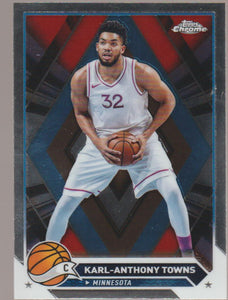 2023-24 Topps Chrome Basketball Karl-Anthony Towns #105