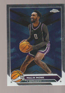 2023-24 Topps Chrome Basketball Malik Monk #130