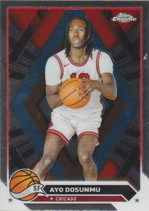 2023-24 Topps Chrome Basketball Axo Dosunmu #156