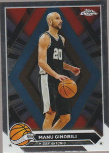 2023-24 Topps Chrome Basketball Manu Ginobili #162