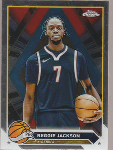 2023-24 Topps Chrome Basketball Reggie Jackson #168