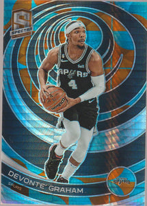 2022-23 Panini Spectra Asia Blue and Orange 31/49 Devonte' Graham #125