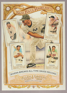2012 Topps Allen & Ginter Baseball Highlight Cabinets Mariano Rivera - Trevor Plouffee - Michael Cuddyer - Chris Parmelee #BH-4
