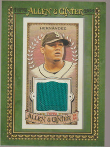 2024 Topps Allen & Ginter Mini Framed Relic Félix Hernández #MFR-FHE