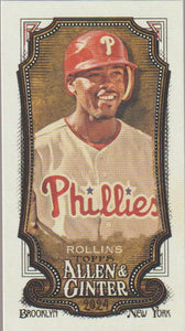 2024 Topps Allen & Ginter Mini Jimmy Rollins #103