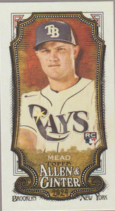 2024 Topps Allen & Ginter Mini Curtis Mead #14 RC