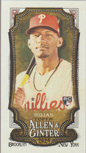 2024 Topps Allen & Ginter Mini Johan Rojas #69 RC
