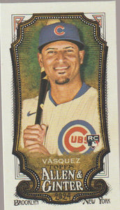 2024 Topps Allen & Ginter Mini A&G Back Luis Vázquez #236 RC