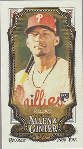 2024 Topps Allen & Ginter Mini A&G Back Johan Rojas #69 RC