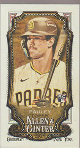 2024 Topps Allen & Ginter Mini A&G Back Graham Pauley #258 RC