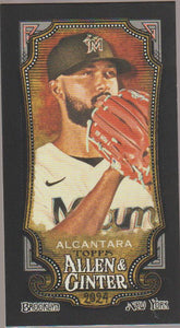 2024 Topps Allen & Ginter Mini Black Border Sandy Alcantara #22