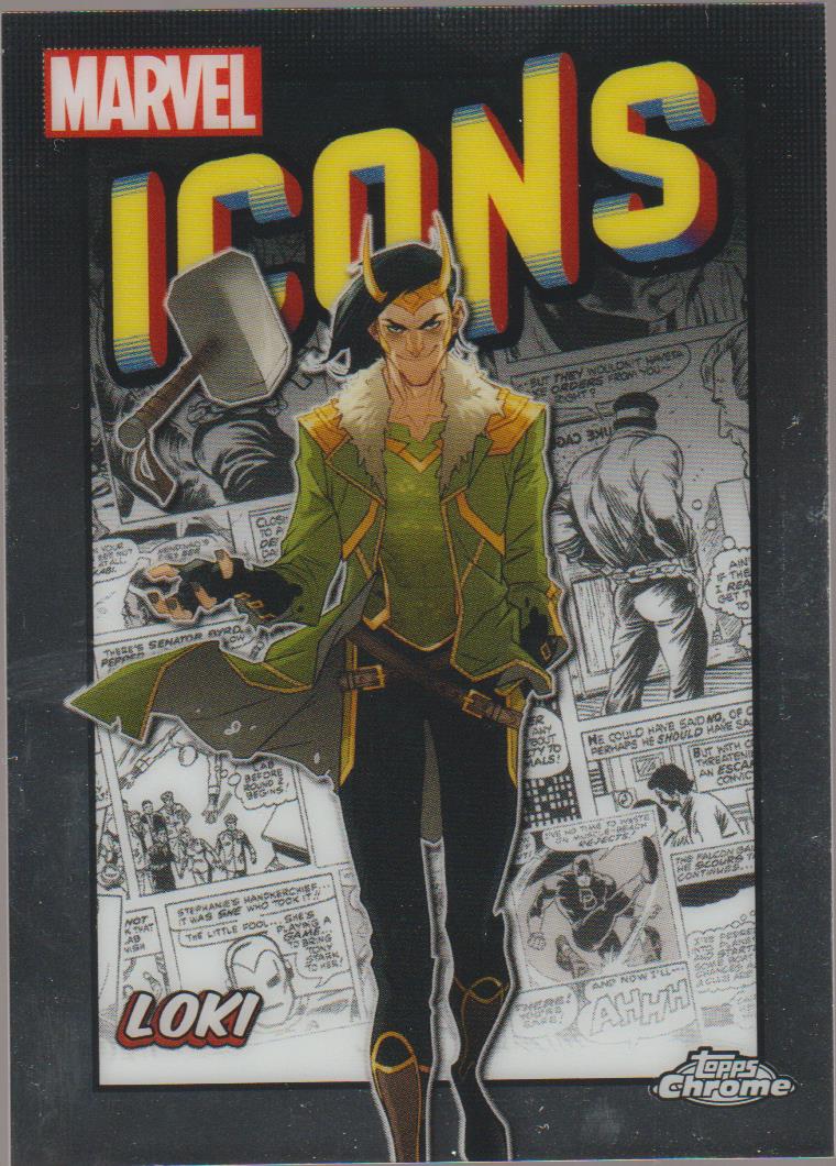 2024 Topps Chrome Marvel Icons Loki #MI-9