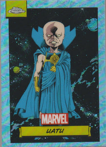 2024 Topps Chrome Marvel Refractor Uatu #85