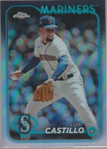 2024 Topps Chrome Refractor Luis Castillo #129 RC