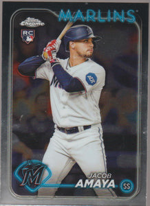 2024 Topps Chrome Jacob Amaya #92 RC