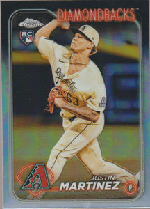 2024 Topps Chrome Refractor Justin Martinez #159 RC