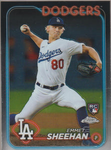 2024 Topps Chrome Emmet Sheehan #221 RC