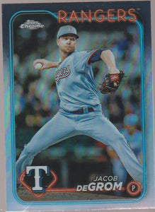 2024 Topps Chrome Refractor Jacob DeGrom #228