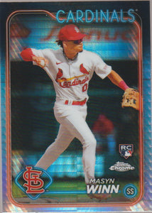 2024 Topps Chrome Prism Refractors Masyn Winn #189 RC