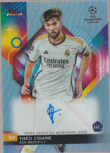 2023-24 Topps Finest UEFA Club Competitions Theo Zidane #A-TZ RC