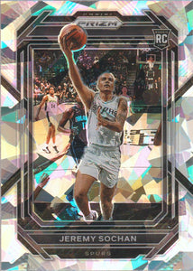 2022-23 Prizm Cracked Ice Jeremy Sochan #263 RC