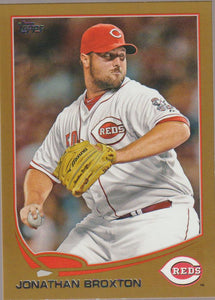 2013 Topps Mini Gold 33/62 Jonathan Broxton #51