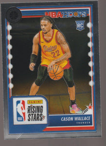 2023-24 Panini NBA Hoops Premium Stock Cason Wallace #281 RC
