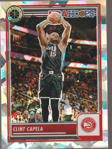 2023-24 Panini NBA Hoops Premium Stock Ice Prizm Clint Capela #25