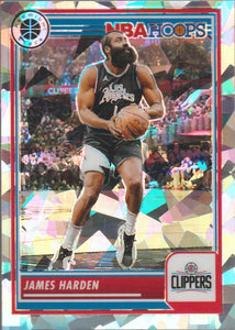 2023-24 Panini NBA Hoops Premium Stock Ice Prizm James Harden #77