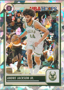 2023-24 Panini NBA Hoops Premium Stock Ice Prizm Andre Jackson Jr. #67 RC