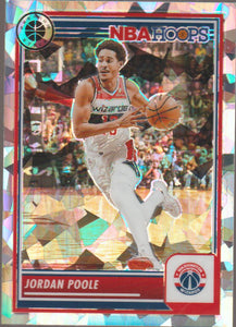 2023-24 Panini NBA Hoops Premium Stock Ice Prizm Jordan Poole #277