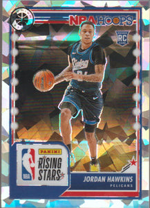 2023-24 Panini NBA Hoops Premium Stock Ice Prizm Jordan Hawkins #288 RC