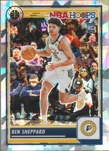 2023-24 Panini NBA Hoops Premium Stock Ice Prizm Ben Sheppard #219 RC