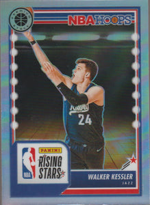 2023-24 Panini NBA Hoops Premium Stock Silver Prizm Walker Kessler #300