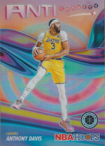2023-24 Panini NBA Hoops Premium Stock Anti Gravity Silver Prizm Anthony Davis #18