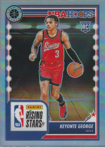 2023-24 Panini NBA Hoops Premium Stock Silver Prizm Keyonte George #283 RC