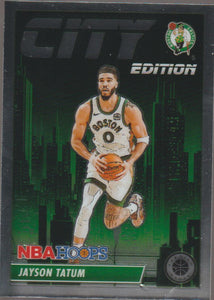 2023-24 Panini NBA Hoops Premium Stock City Edition Jayson Tatum #3