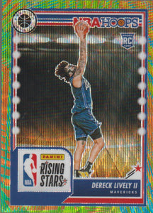 2023-24 Panini NBA Hoops Premium Stock Multi Wave Prizm Dereck Lively II #291 RC