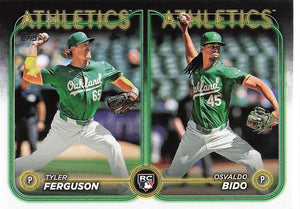 2024 Topps Update Osvaldo Bido RC / Tyler Ferguson RC #US69