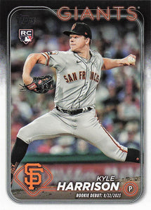 2024 Topps Update Kyle Harrison #US83 RC