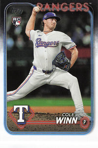 2024 Topps Update Cole Winn #US109 RC