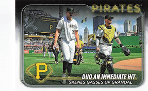 2024 Topps Update Yasmani Grandal / Paul Skenes #US160