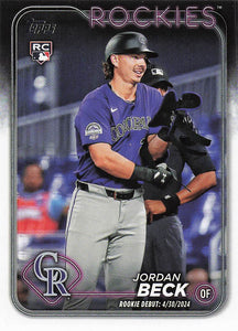 2024 Topps Update Jordan Beck #US198 RC