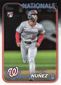 2024 Topps Update Nasim Nuñez #US267 RC