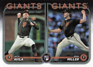2024 Topps Update Erik Miller RC / Nick Avila RC #US271