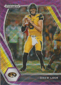 2021 Panini Prizm Draft Picks Purple Wave Drew Lock #30