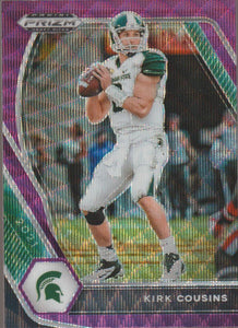 2021 Panini Prizm Draft Picks Purple Wave Kirk Cousins #22