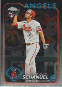 2024 Topps Chrome Update Series Nolan Schanuel #USC68 RC