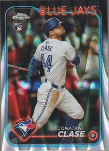 2024 Topps Chrome Update Series RayWave Refractor Jonatan Clase #USC147 RC
